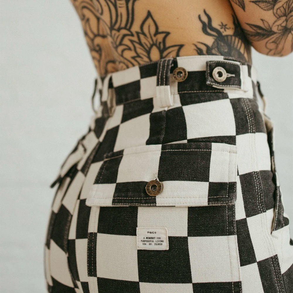 P&co 304 Service Fatigue Pants - Checkerboard